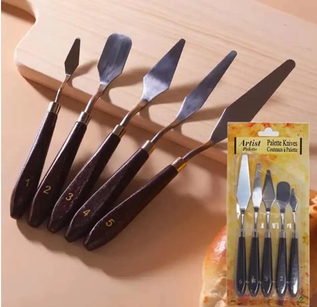 ESPATULAS PASTELERAS SET 5 PZAS