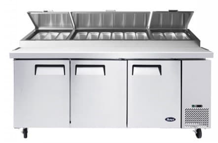 MESA REFRIGERADA DE PIZZA 93" 12 BANDEJAS CHEFS FACTORY