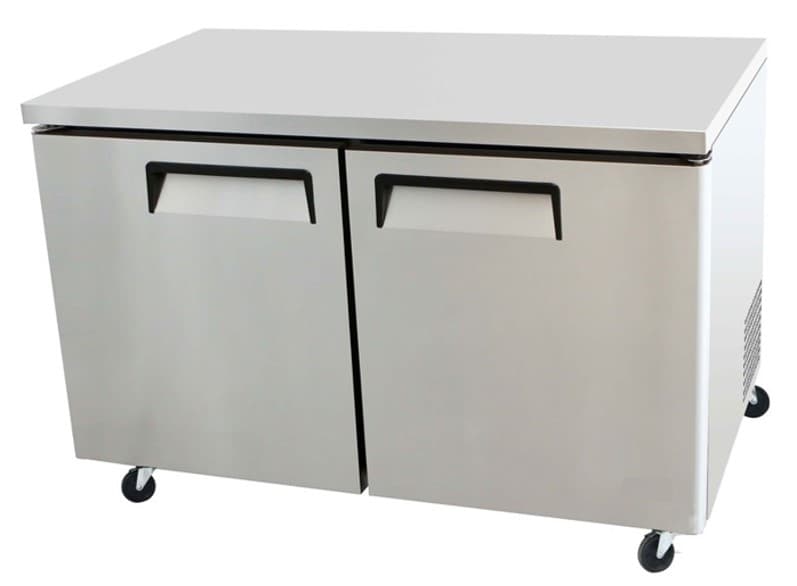 MESA CONGELADOR 2 PUERTAS 60" 152.9X76.2X86.60 CHEFS FACTORY