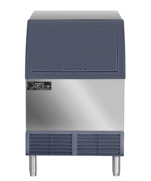 MÁQUINA DE HIELO 128 KG - 283 LB 24/HR / BIN 40 KG - 88 LB CHEFS FACTORY