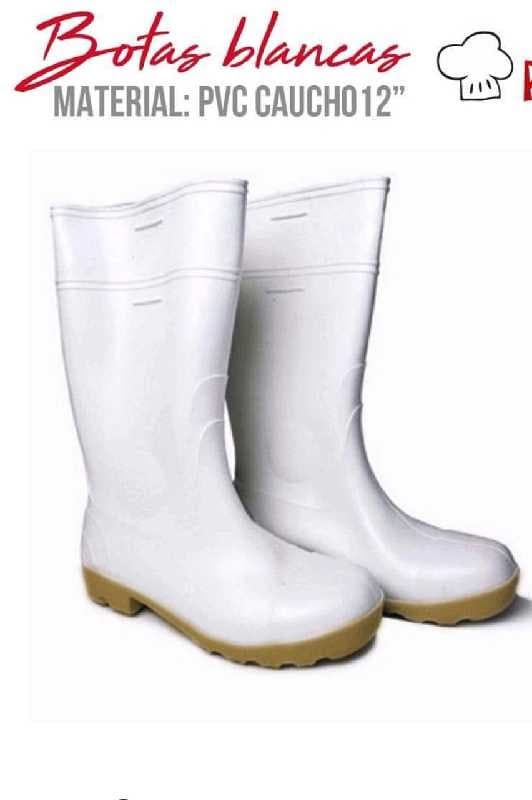 BOTAS PVC BLANCAS T:40