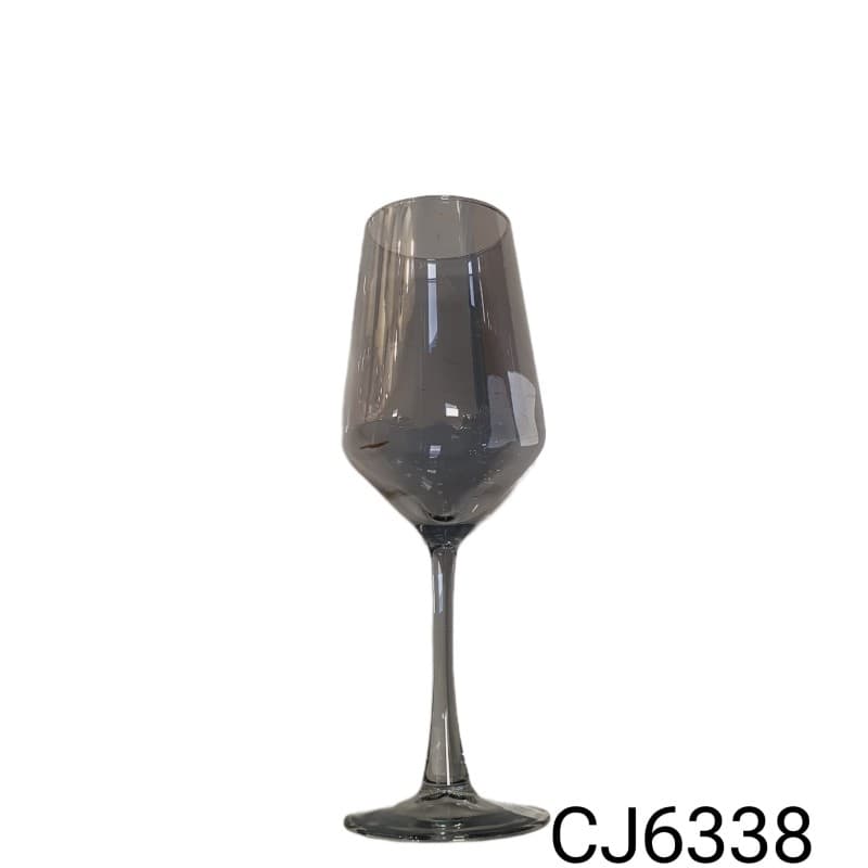 COPA DE VINO GRIS 400 ml / 13.50 oz SET 6 PZAS