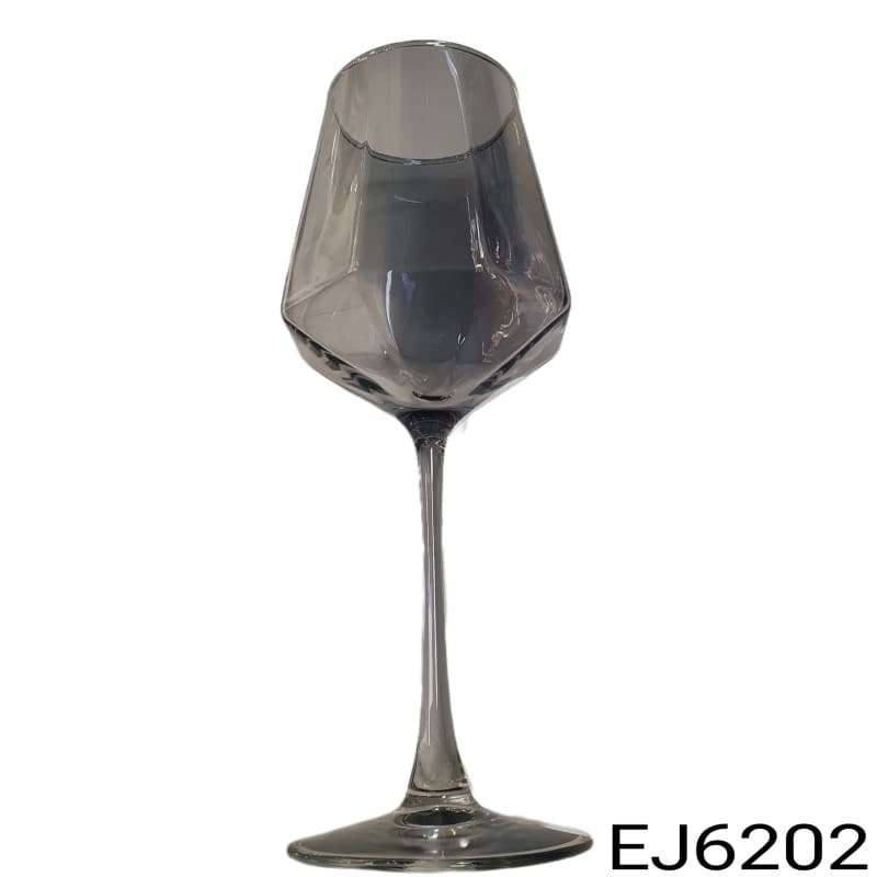 COPA DE VINO GRIS 430 ml / 14.54 oz SET 6 PZAS
