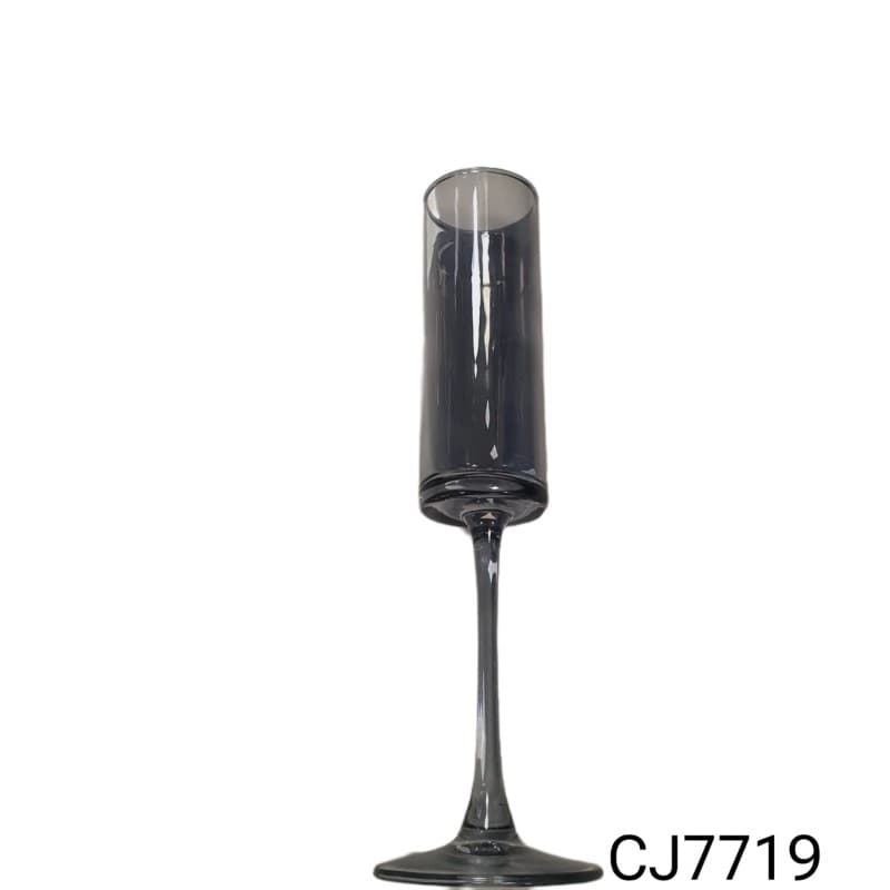 COPA DE CHAMPAÑA GRIS 190 ml / 6.42 oz SET 6 PZAS