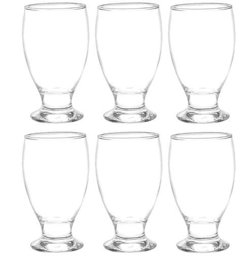 COPA DE AGUA 330 ml / 12.5 oz SET 6 PZAS