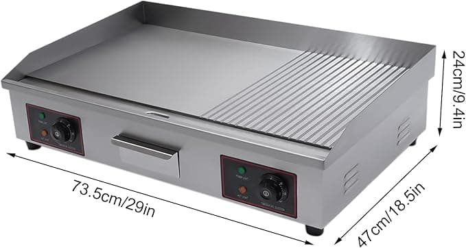 PLANCHA ELECTRICA CON GRILL 73 CM STAR KITCHEN
