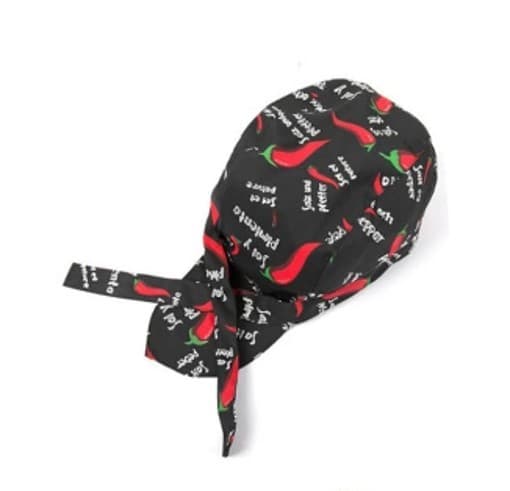 GORRO PAÑOLETA NEGRO / AJIS CHEFS FACTORY