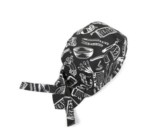 GORRO PAÑOLETA NEGRO / UTENSILIOS CHEFS FACTORY