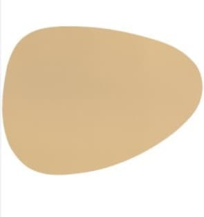 INDIVIDUAL PVC OVALADO BEIGE 45X36 CM