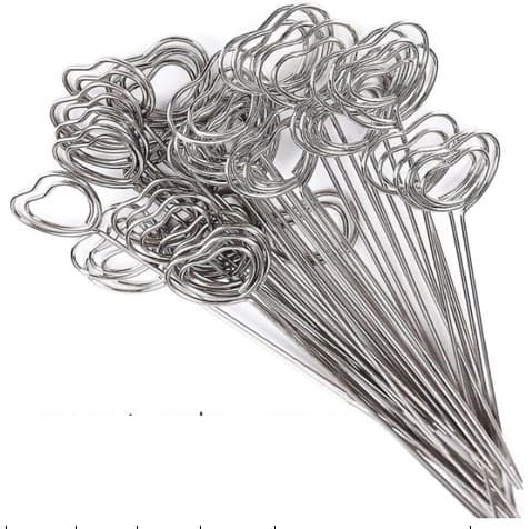 PALILLO COCTELERO INOX SET 6 PZAS