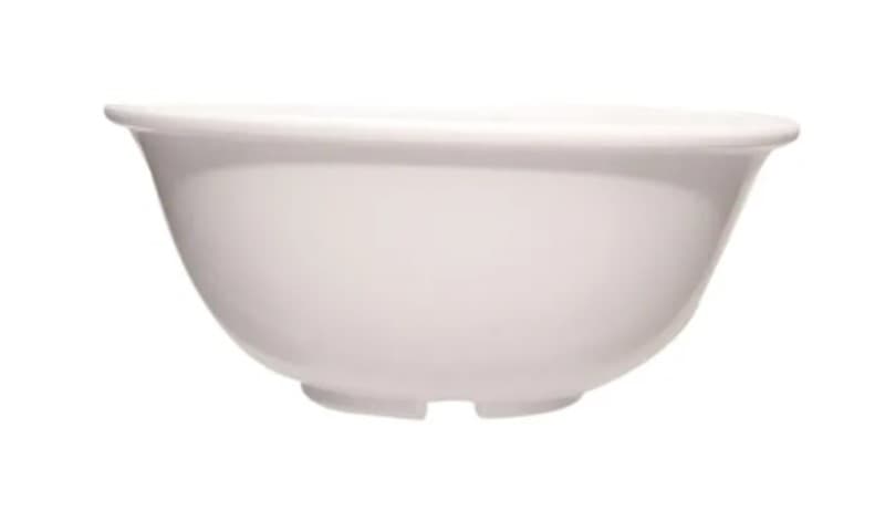 BOWL DE MELAMINA BLANCO 7"