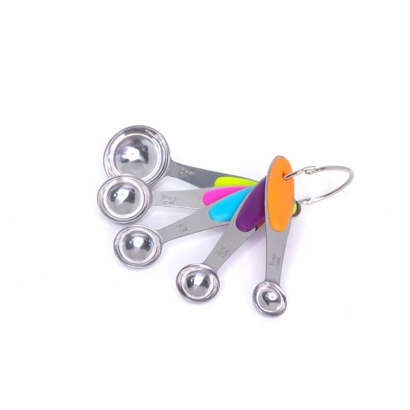 CUCHARAS MEDIDORAS INOX PEQUEÑAS 5 PIEZAS