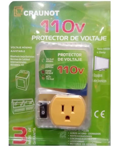 PROTECTOR DE VOLTAJE 110V 20 AMPERIOS COD:YY-PCH-N008-110V