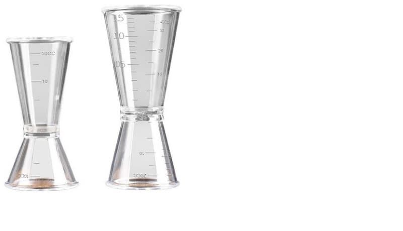 JIGGER POLICARBONATO 1 oz / 1.5 oz