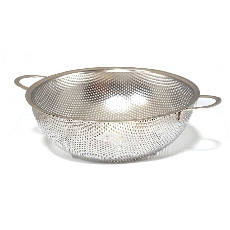 COLADOR EN ACERO INOX CON ASAS 34CM