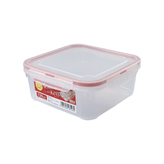 ENVASE DE PLĂSTICO CUADRADO 15,5X15,5X7CM COD:YY-PCH-2571