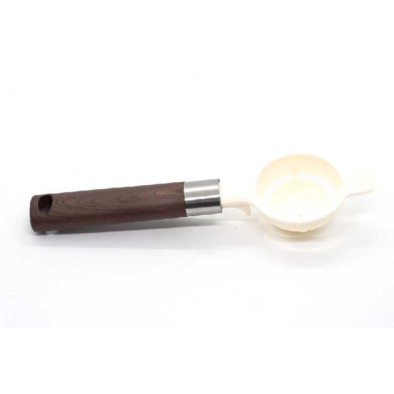 COLADOR DE HUEVO CON MANGO DE PLASTICO