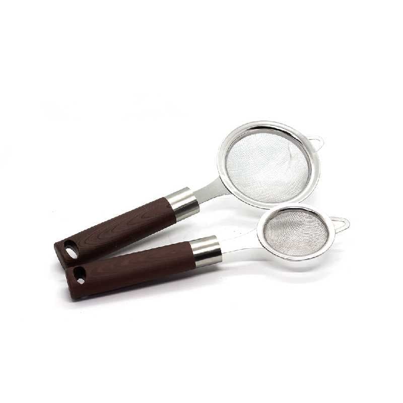 REJILLA PARA FILTRO GRANDE EN ACERO INOX CON MANGO PLASTICO