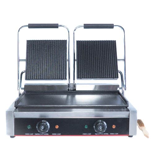 PLANCHA PANINI DOBLE PARRILLA ARRIBA Y PLANCHA ABAJO