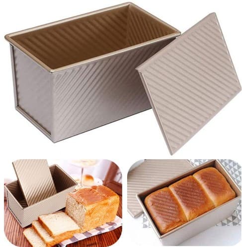MOLDE RECTANGULAR ESMALTADA ANTIADHERENTE PARA HORNEAR 19 x 9.5 CM