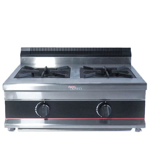 ESTUFA A GAS 2 QUEMADORES 17'' STAR KITCHEN