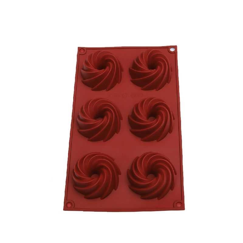 MOLDE DE SILICONA ESPIRAL 28x17CM