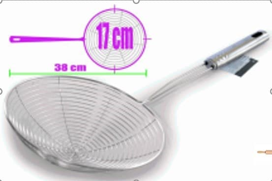 COLADOR METALICO DIAMETRO: 38 CM